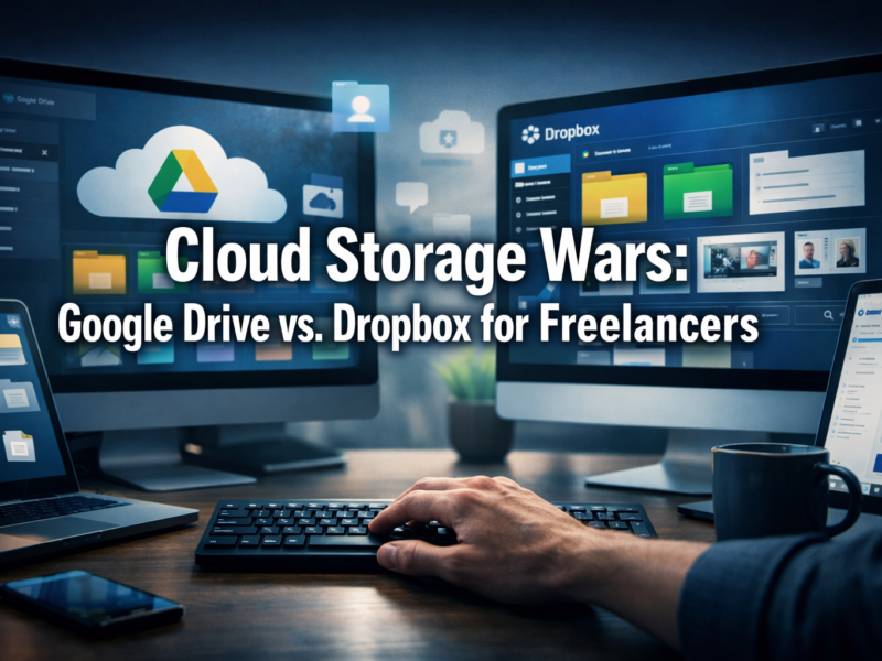 Cloud Storage Wars: Google Drive vs. Dropbox for Freelancers