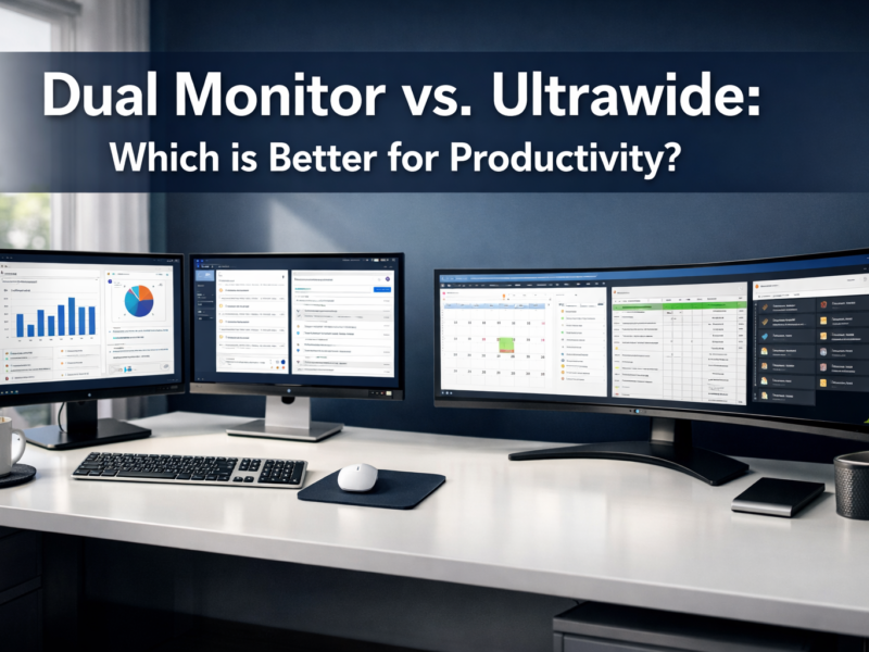 Dual Monitor vs. Ultrawide: Which is Better for Productivity?