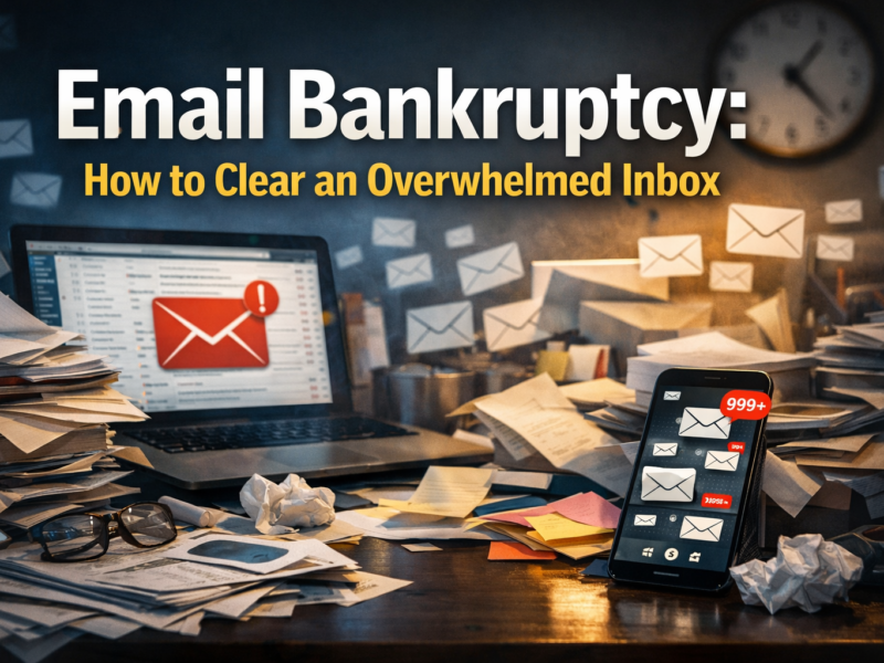 Email Bankruptcy: How to Clear an Overwhelmed Inbox