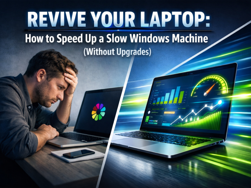 How to Speed Up a Slow Windows Laptop (Without buying new parts)