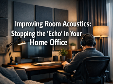 Improving Room Acoustics: Stopping the "Echo" in Your Home Office