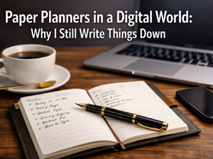 Paper Planners in a Digital World: Why I Still Write Things Down