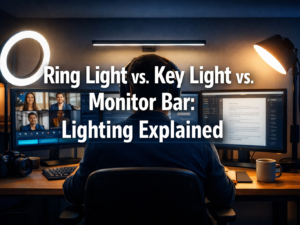 Ring Light vs. Key Light vs. Monitor Bar: Lighting Explained