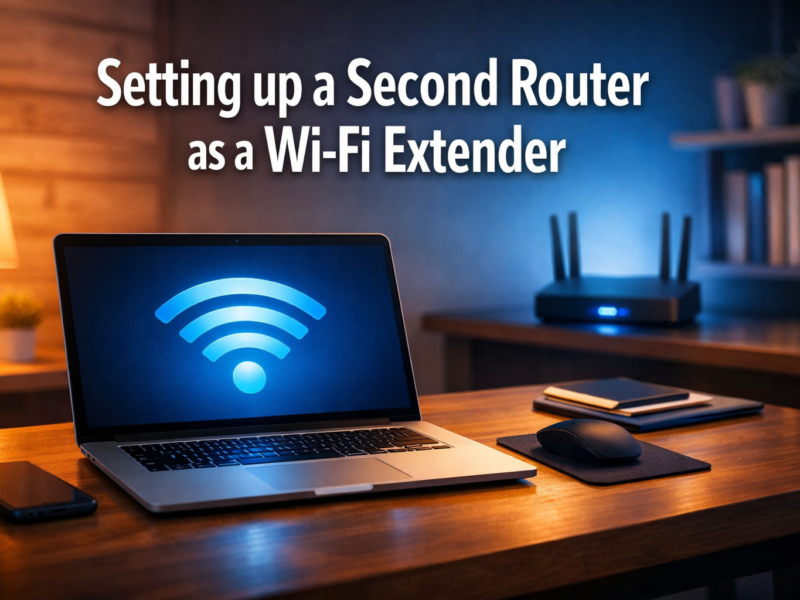 Setting up a Second Router as a Wi-Fi Extender