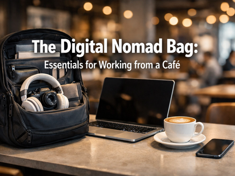 The Digital Nomad Bag: Essentials for Working from a Café