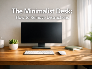 The Minimalist Desk: How to Remove Distractions